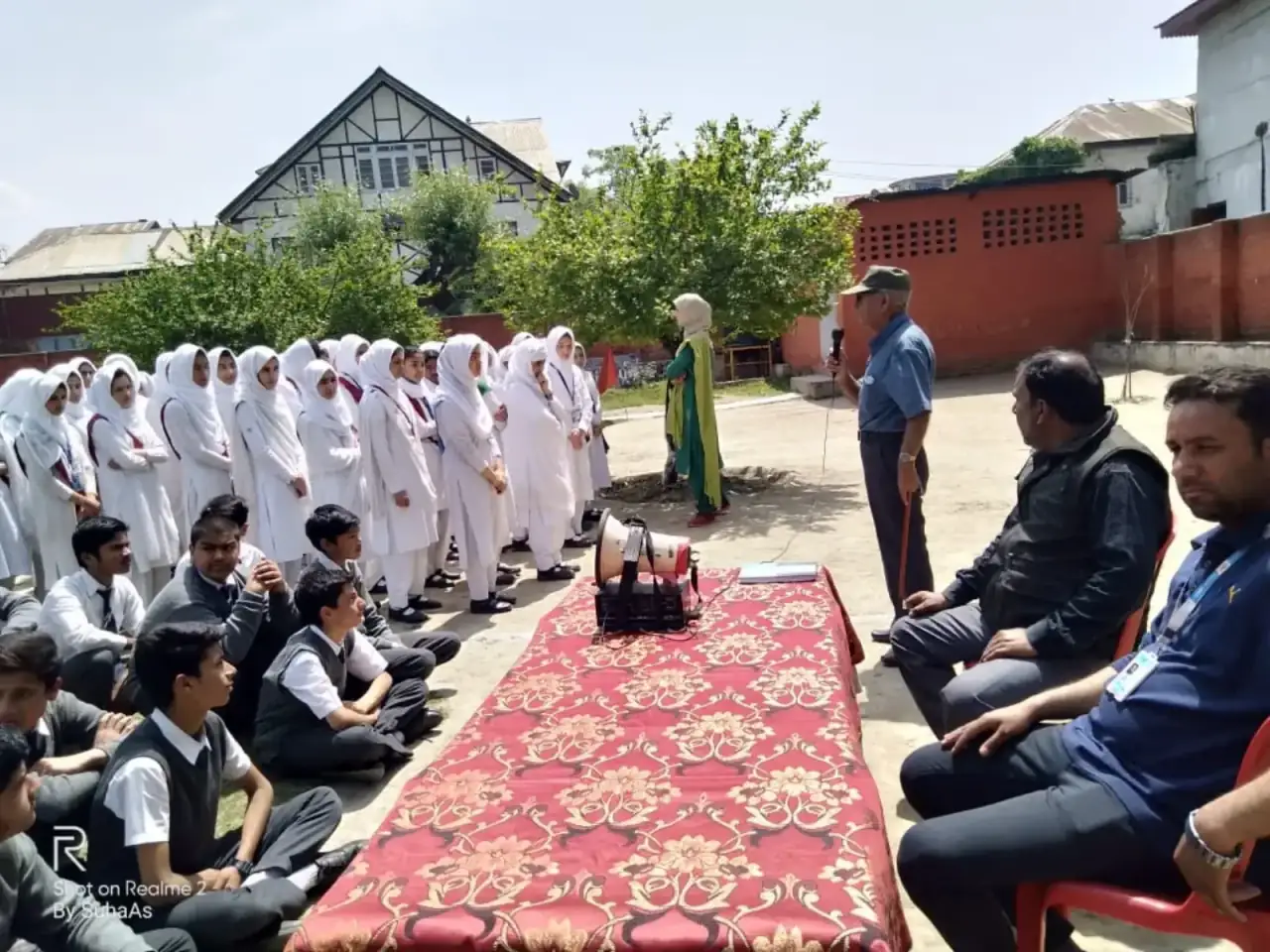 Outdoor learning session