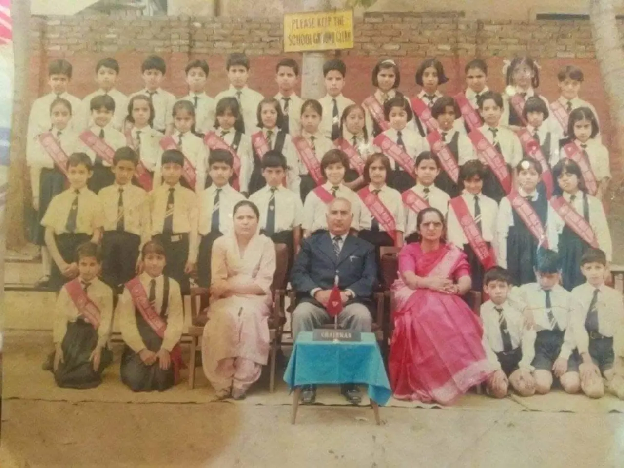 Students having lunch on picnic