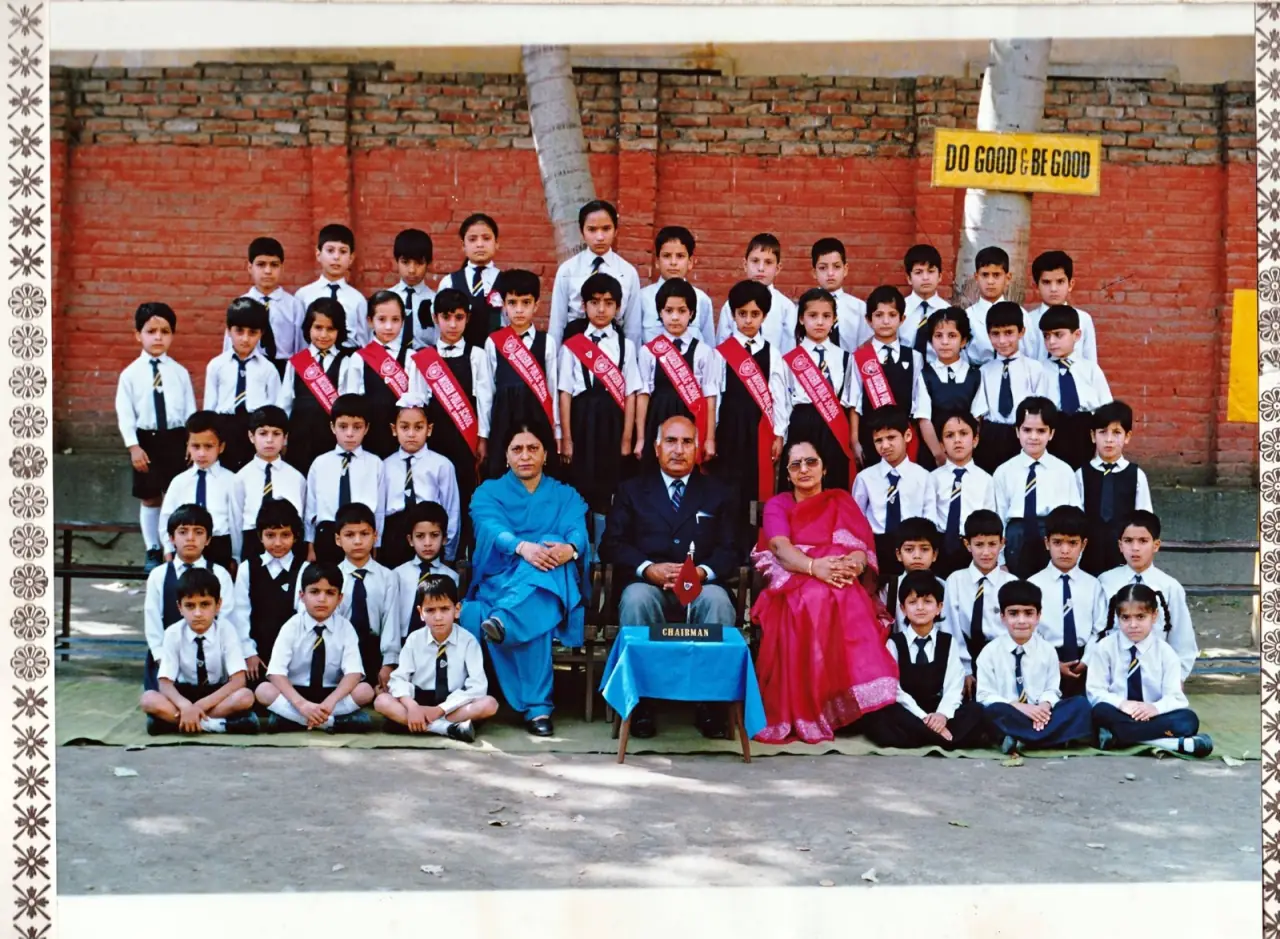 Students in classroom group