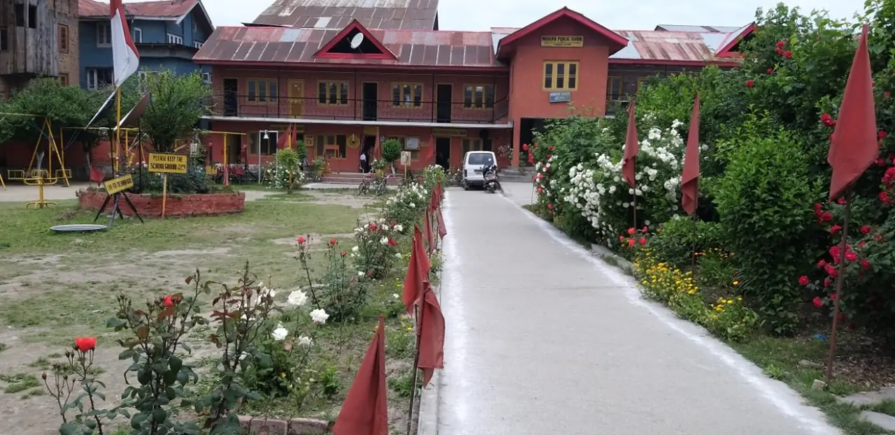 Students in garden